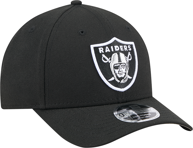 Las Vegas Raiders NFL New Era Men's 9FORTY Black Snapback Hat