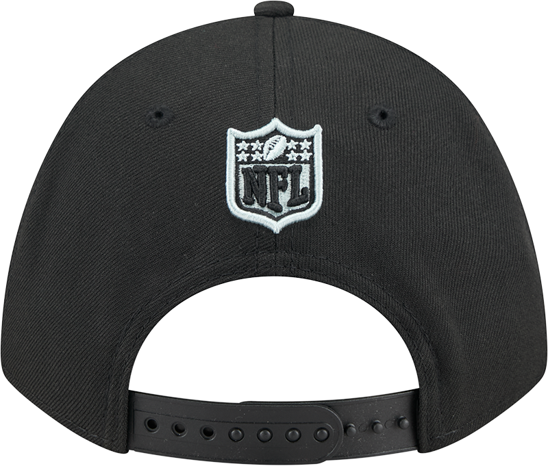 Las Vegas Raiders NFL New Era Men's 9FORTY Black Snapback Hat