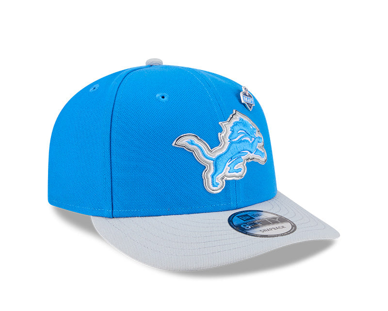 New Era 2026 NFL Draft On Stage Pre-Curved 9FIFTY Snapback Hat Lions