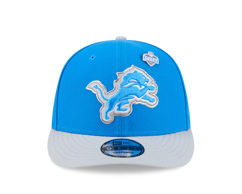 New Era 2026 NFL Draft On Stage Pre-Curved 9FIFTY Snapback Hat Lions