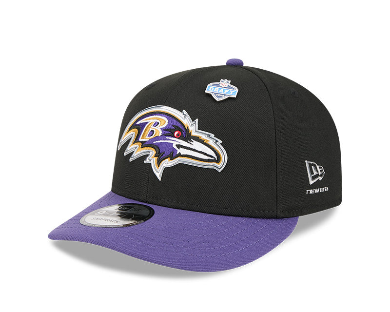 New Era 2026 NFL Draft On Stage Pre-Curved 9FIFTY Snapback Hat Ravens