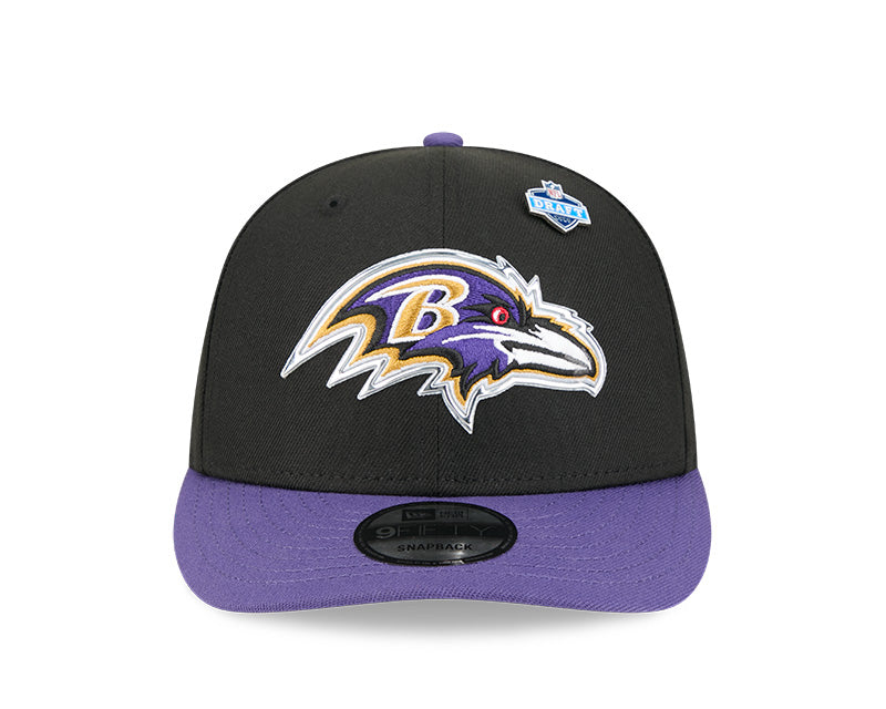 New Era 2026 NFL Draft On Stage Pre-Curved 9FIFTY Snapback Hat Ravens