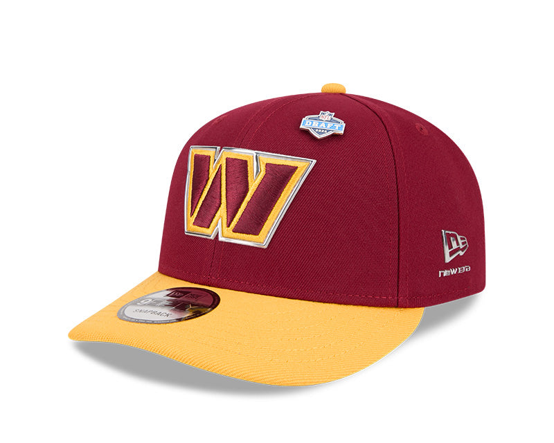 New Era 2026 NFL Draft On Stage Pre-Curved 9FIFTY Snapback Hat Commanders