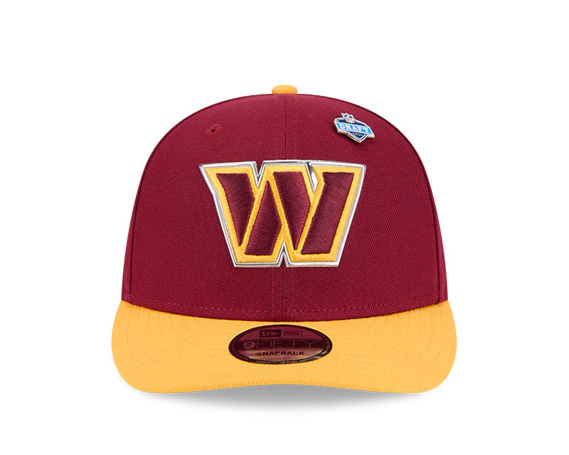 New Era 2026 NFL Draft On Stage Pre-Curved 9FIFTY Snapback Hat Commanders