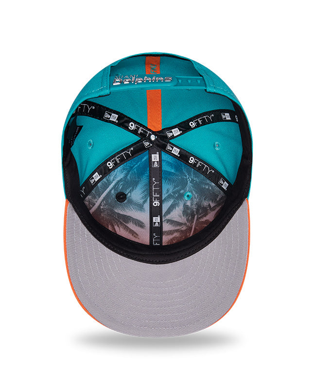 New Era 2026 NFL Draft On Stage Pre-Curved 9FIFTY Snapback Hat Dolphins