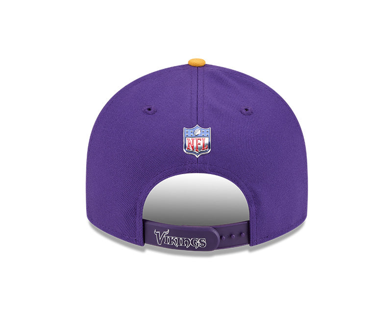 New Era 2026 NFL Draft On Stage Pre-Curved 9FIFTY Snapback Hat Vikings