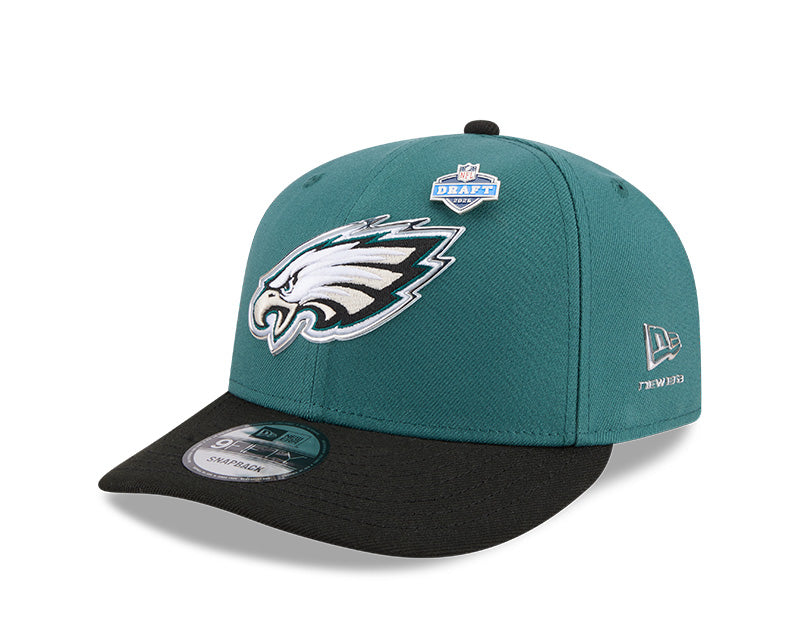 New Era 2026 NFL Draft On Stage Pre-Curved 9FIFTY Snapback Hat Eagles
