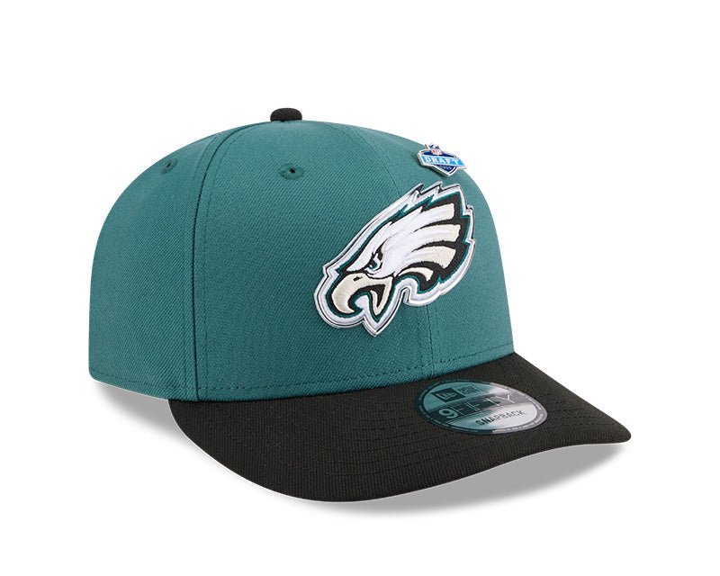 New Era 2026 NFL Draft On Stage Pre-Curved 9FIFTY Snapback Hat Eagles