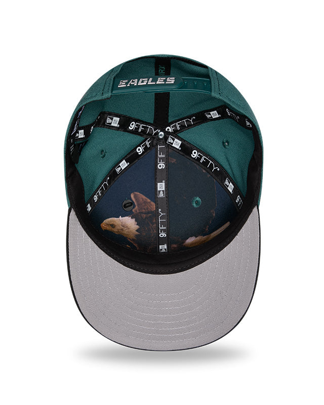 New Era 2026 NFL Draft On Stage Pre-Curved 9FIFTY Snapback Hat Eagles