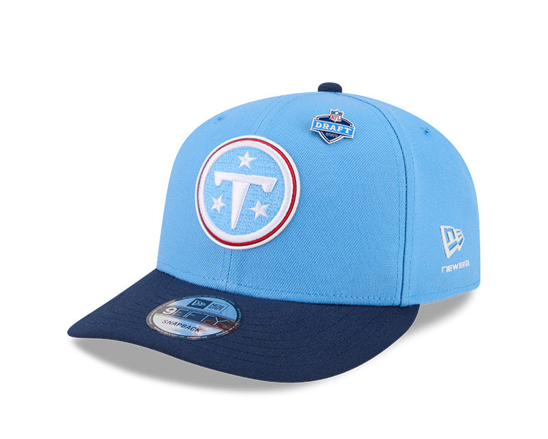 New Era 2026 NFL Draft On Stage Pre-Curved 9FIFTY Snapback Hat Titans