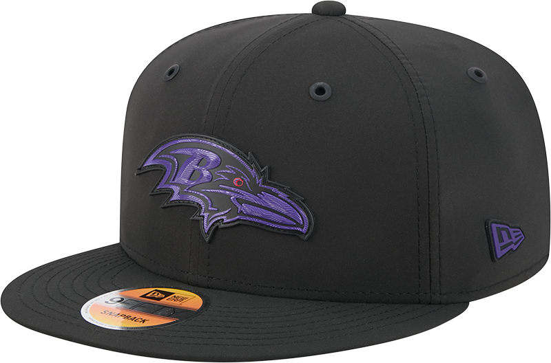 Baltimore Ravens New Era 2026 NFL Sideline 9Fifty Snapback Hat Black