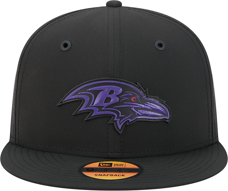 Baltimore Ravens New Era 2026 NFL Sideline 9Fifty Snapback Hat Black