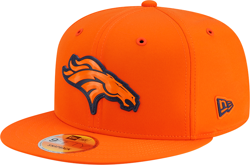 Denver Broncos New Era 2026 NFL Sideline 9Fifty Snapback Hat Orange