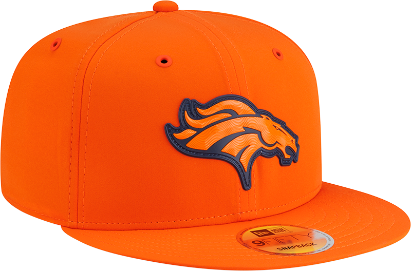 Denver Broncos New Era 2026 NFL Sideline 9Fifty Snapback Hat Orange