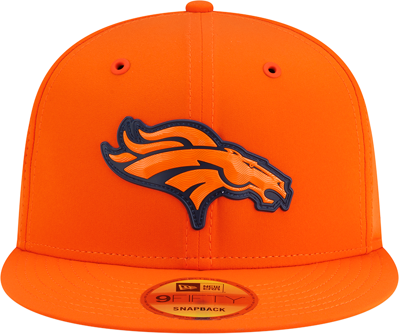 Denver Broncos New Era 2026 NFL Sideline 9Fifty Snapback Hat Orange