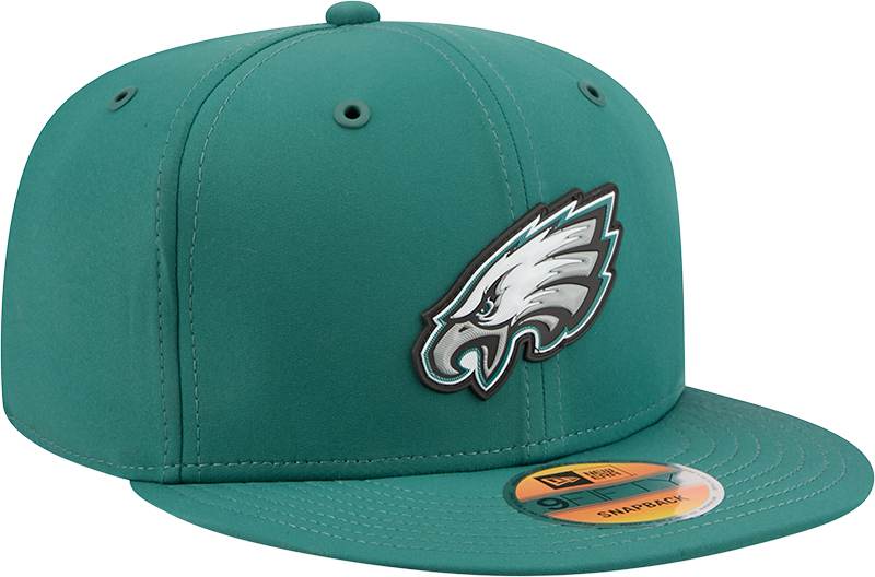 Philadelphia Eagles New Era 2026 NFL Sideline 9Fifty Snapback Hat Green
