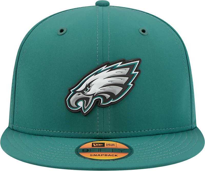 Philadelphia Eagles New Era 2026 NFL Sideline 9Fifty Snapback Hat Green