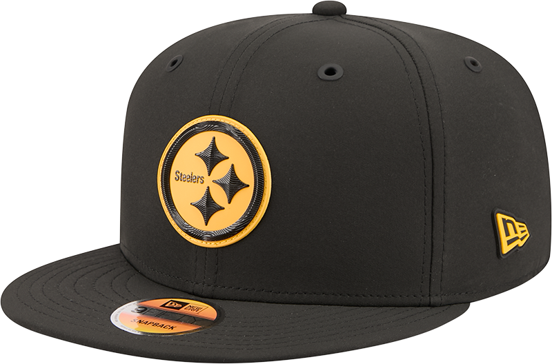 Pittsburgh Steelers New Era 2026 NFL Sideline 9Fifty Snapback Hat Black