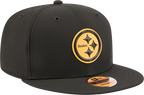 Pittsburgh Steelers New Era 2026 NFL Sideline 9Fifty Snapback Hat Black