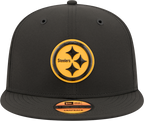 Pittsburgh Steelers New Era 2026 NFL Sideline 9Fifty Snapback Hat Black