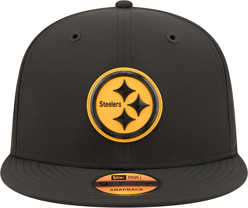 Pittsburgh Steelers New Era 2026 NFL Sideline 9Fifty Snapback Hat Black