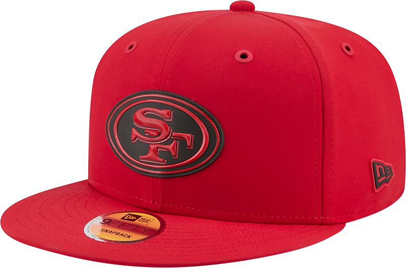 San Francisco 49ers New Era 2026 NFL Sideline 9Fifty Snapback Hat Red