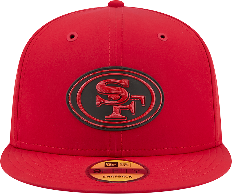 San Francisco 49ers New Era 2026 NFL Sideline 9Fifty Snapback Hat Red