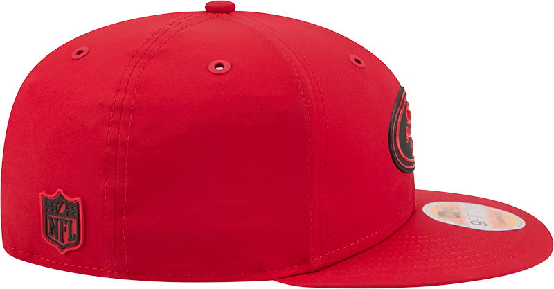San Francisco 49ers New Era 2026 NFL Sideline 9Fifty Snapback Hat Red