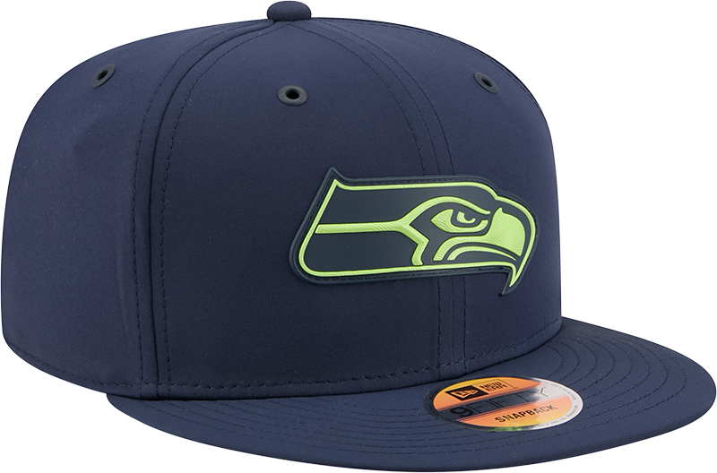 Seatte Seahawks New Era 2026 NFL Sideline 9Fifty Snapback Hat Navy