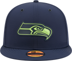 Seatte Seahawks New Era 2026 NFL Sideline 9Fifty Snapback Hat Navy