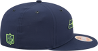 Seatte Seahawks New Era 2026 NFL Sideline 9Fifty Snapback Hat Navy