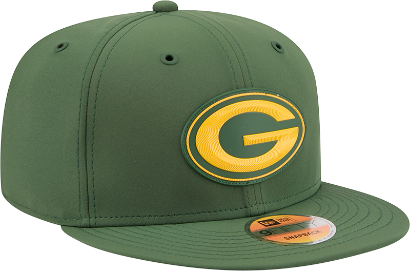Green Bay Packers New Era 2026 NFL Sideline 9Fifty Snapback Hat Green