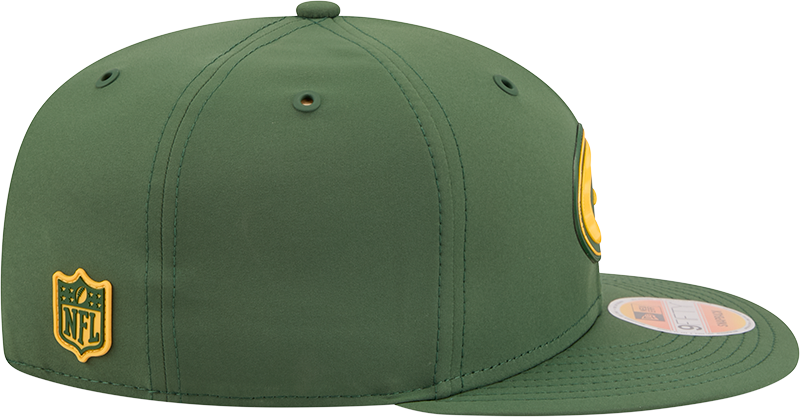 Green Bay Packers New Era 2026 NFL Sideline 9Fifty Snapback Hat Green