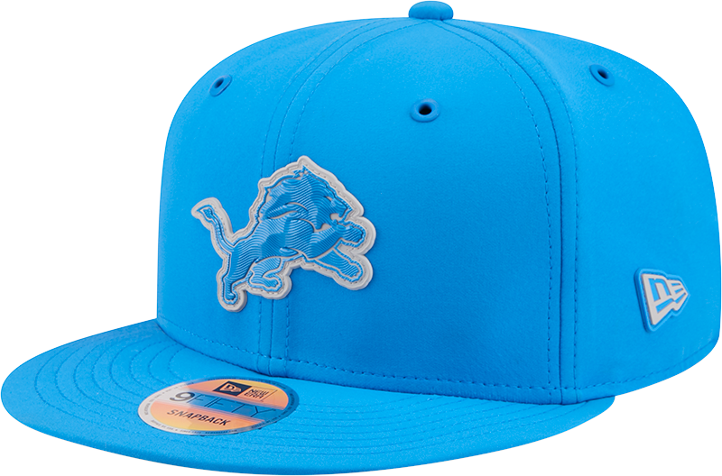 Detroit Lions New Era 2026 NFL Sideline 9Fifty Snapback Hat Blue