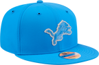 Detroit Lions New Era 2026 NFL Sideline 9Fifty Snapback Hat Blue