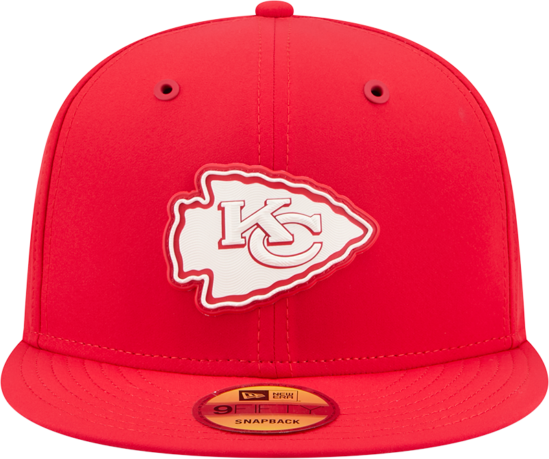 Kansas City Chiefs New Era 2026 NFL Sideline 9Fifty Snapback Hat Red