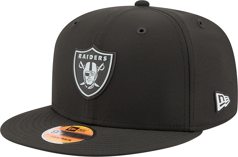 Las Vegas Raiders New Era 2026 NFL Sideline 9Fifty Snapback Hat Black