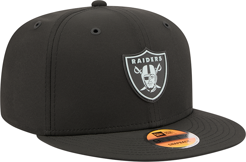Las Vegas Raiders New Era 2026 NFL Sideline 9Fifty Snapback Hat Black