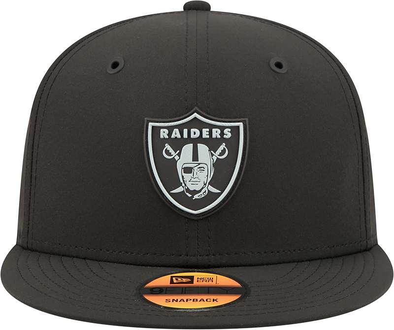 Las Vegas Raiders New Era 2026 NFL Sideline 9Fifty Snapback Hat Black