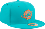 Miami Dolphins New Era 2026 NFL Sideline 9Fifty Snapback Hat