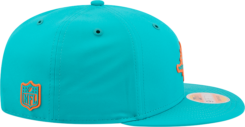 Miami Dolphins New Era 2026 NFL Sideline 9Fifty Snapback Hat