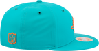 Miami Dolphins New Era 2026 NFL Sideline 9Fifty Snapback Hat