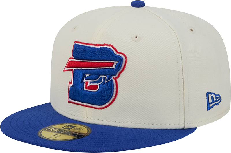 Buffalo Bills Deceptor Chrome White New Era 59FIFTY Fitted Hat