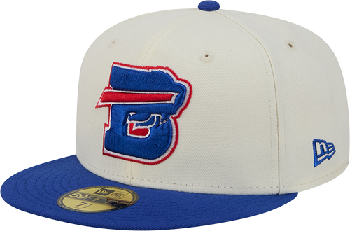 Buffalo Bills Deceptor Chrome White New Era 59FIFTY Fitted Hat