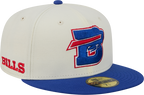 Buffalo Bills Deceptor Chrome White New Era 59FIFTY Fitted Hat
