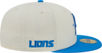 Detroit Lions Deceptor Chrome White New Era 59FIFTY Fitted Hat