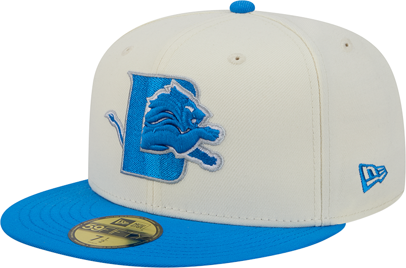 Detroit Lions Deceptor Chrome White New Era 59FIFTY Fitted Hat