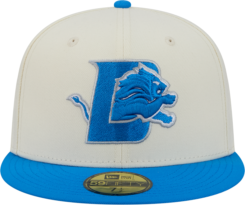 Detroit Lions Deceptor Chrome White New Era 59FIFTY Fitted Hat