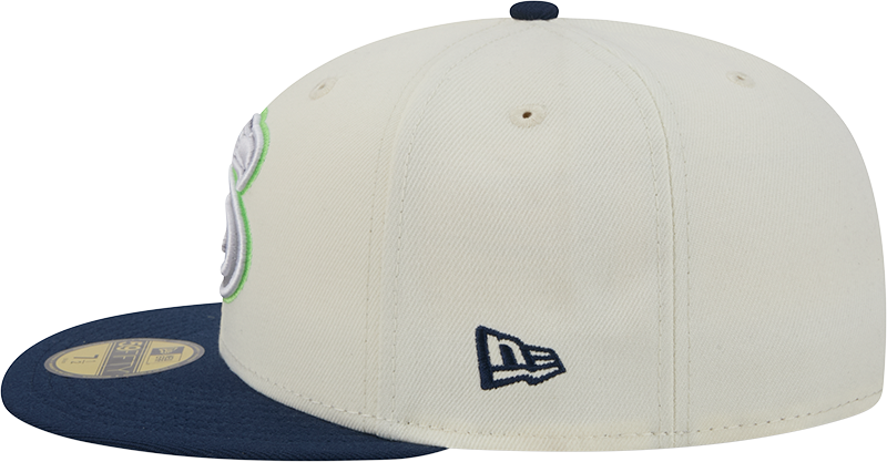 Seattle Seahawks Deceptor Chrome White New Era 59FIFTY Fitted Hat