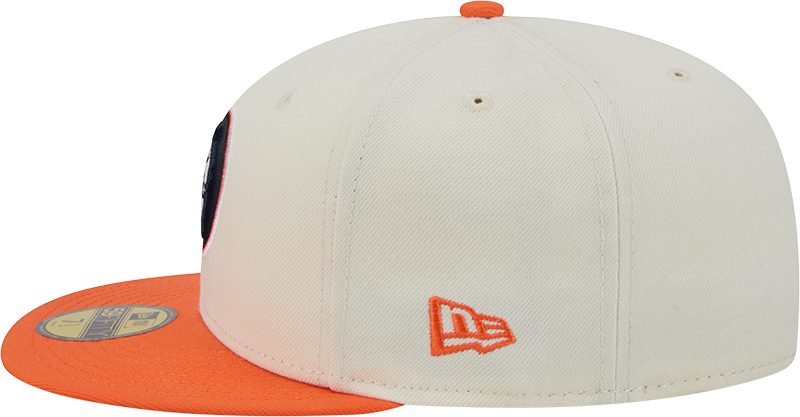Denver Broncos Deceptor Chrome White New Era 59FIFTY Fitted Hat
